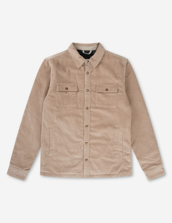 Quilted Cord Jacket - Stone – Mr Simple